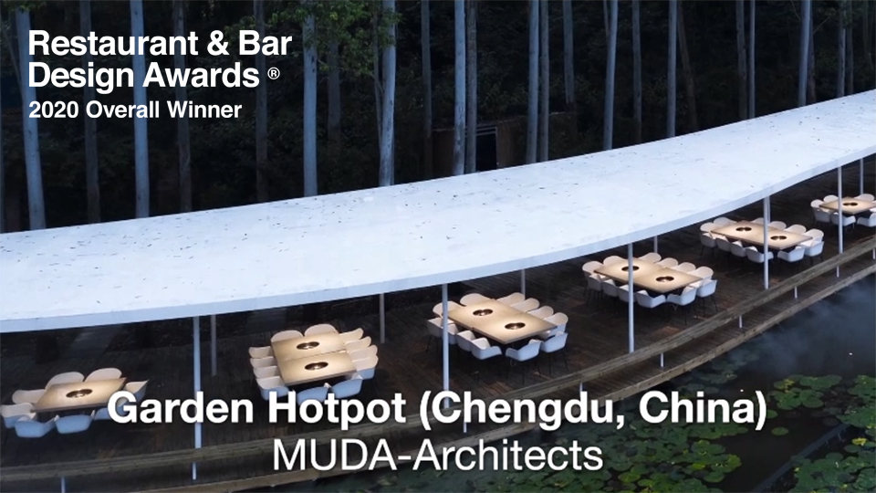 Garden Hotpot Restaurant won the 2020 Restaurant & Bar Design Awards