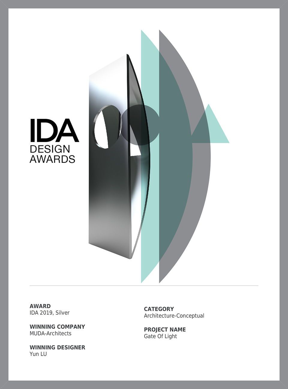 MUDA won the 2019 International Design Awards